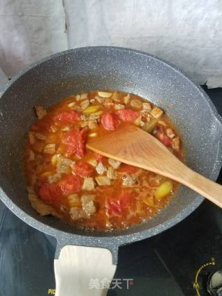 茄汁土豆炖牛肉的做法步骤：7