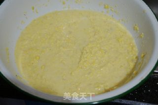 嫩玉米早餐饼的做法步骤：1