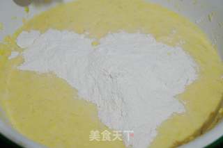嫩玉米早餐饼的做法步骤：3