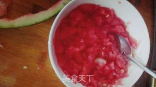 “西瓜”西瓜鸡蛋果冻的做法步骤：3