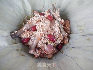 荷香糯米鸡的做法步骤：6