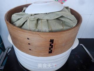 荷香糯米鸡的做法步骤：7