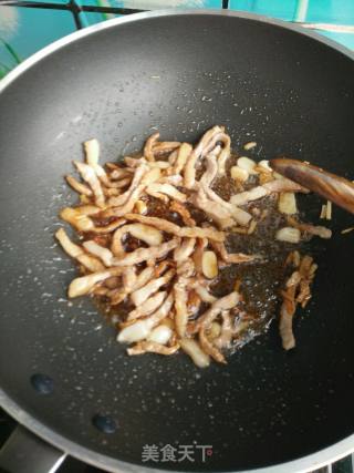 青椒炒肉丝的做法步骤：6