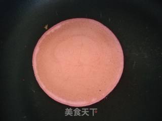 火龙果鸡蛋松饼的做法步骤：8