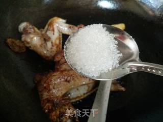红烧鸡全翅的做法步骤：6
