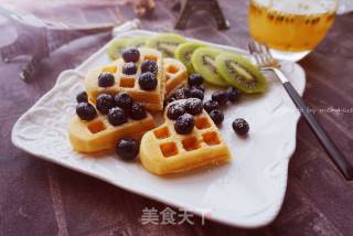 香蕉华夫饼的做法步骤：8