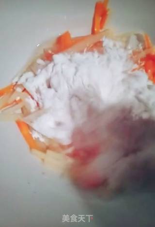 鸟巢蔬菜蛋饼的做法步骤：4