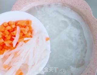 雪梨萝卜粥的做法步骤：5