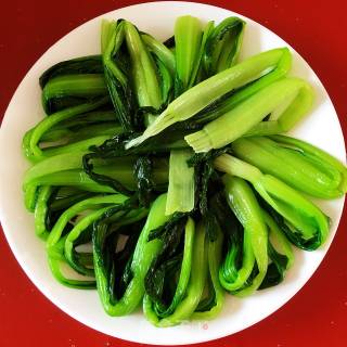 青菜鸡蛋的做法步骤：3