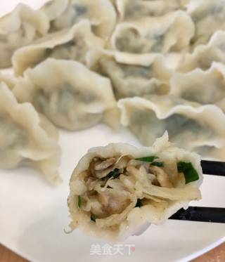 海蛎子萝卜丝猪肉水饺的做法步骤：12