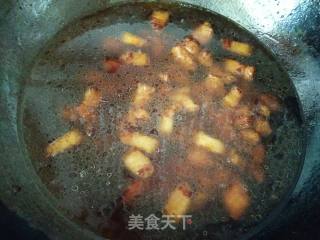 肉烧千张鹌鹑蛋的做法步骤：14