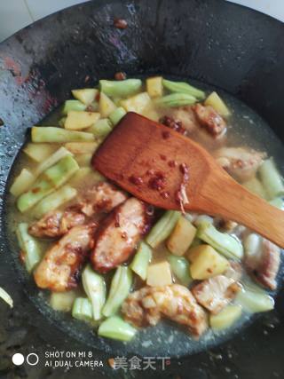 脆骨炖芸豆土豆的做法步骤：6