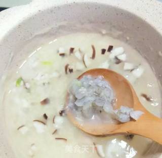 香菇虾肉粥的做法步骤：5