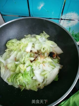 白菜大虾的做法步骤：9