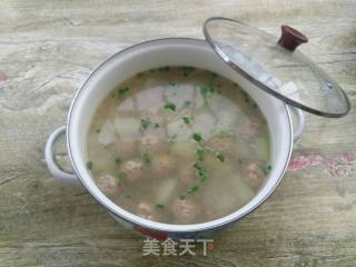 冬瓜丸子汤的做法步骤：10