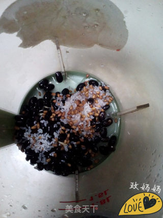 黑豆豆浆的做法步骤：4