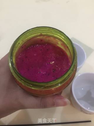 红火龙果奶昔的做法步骤：5