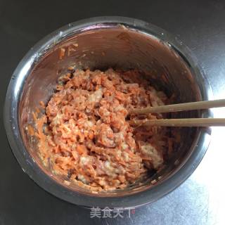 胡萝卜丸子的做法步骤：5