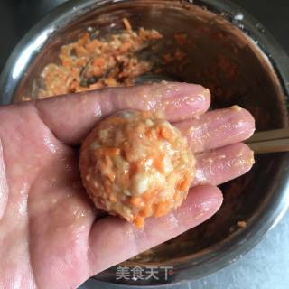 胡萝卜丸子的做法步骤：6
