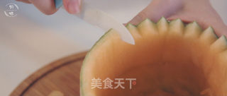 蜜瓜芒果思慕雪，哈蜜瓜的最in吃法！的做法步骤：4
