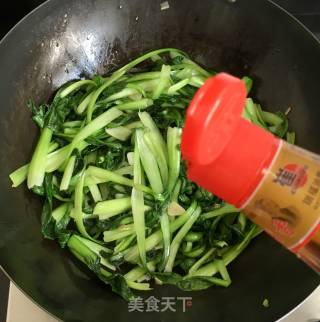 素炒小油菜的做法步骤：7