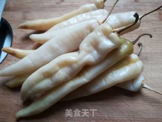 白辣椒炒肉的做法步骤：5