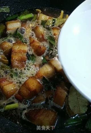 家常炖五花肉的做法步骤：9