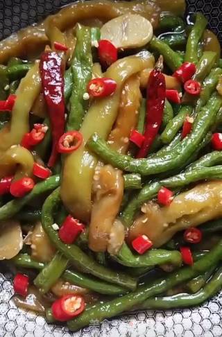 炒豆角茄子的做法步骤：8