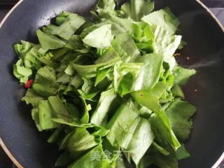 香菇碎油麦菜的做法步骤：4