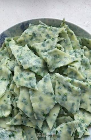 香辣韭菜面片的做法步骤：9