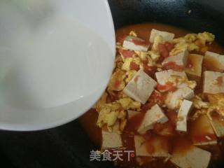 茄汁鸡蛋豆腐的做法步骤：14