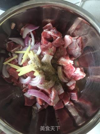 烤羊肉的做法步骤：2