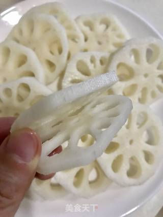 炸藕夹的做法步骤：1
