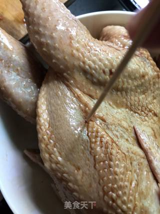 电饭煲焗鸡的做法步骤：5
