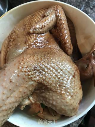 电饭煲焗鸡的做法步骤：7