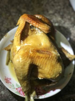电饭煲焗鸡的做法步骤：11