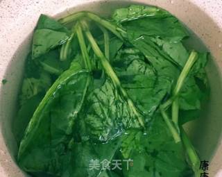 翡翠疙瘩汤的做法步骤：2