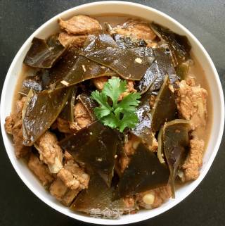 排骨炖海带的做法步骤：9