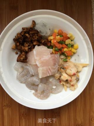 海鲜豆腐的做法步骤：1