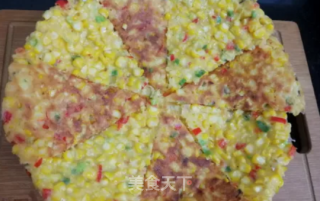 纯娱乐，非常简单的家庭小披萨哈哈！给孩子吃的做法步骤：7