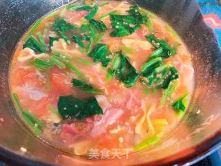 【宝宝辅食】藜麦蝴蝶面汤的做法步骤：9