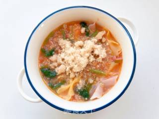 【宝宝辅食】藜麦蝴蝶面汤的做法步骤：13