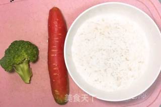 蔬菜蒸蛋饭的做法步骤：1