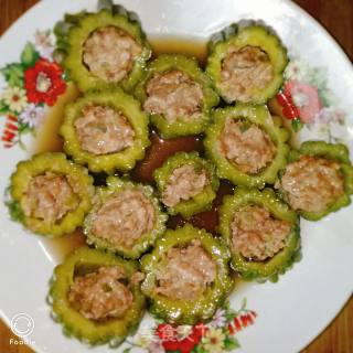 苦瓜酿肉的做法步骤：13