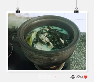 海带排骨汤的做法步骤：2