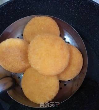 南瓜糯米饼的做法步骤：7