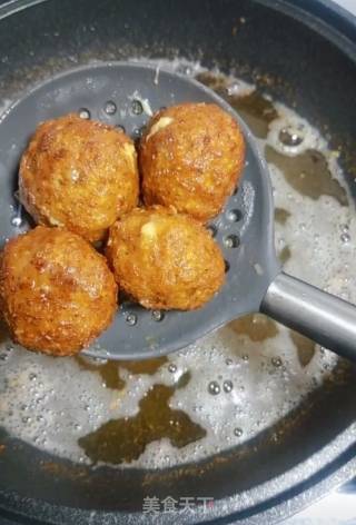 芝士夹心肉丸的做法步骤：12
