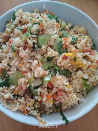 杂锦炒饭的做法步骤：9