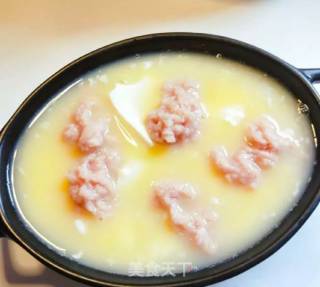 猪肉豆腐蒸水饭的做法步骤：7