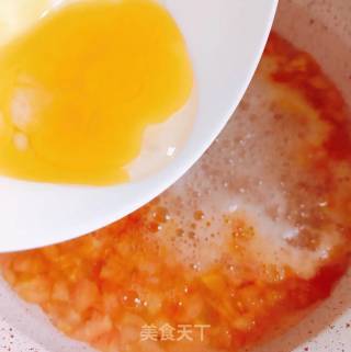 西红柿芹菜叶蛋花汤的做法步骤：4